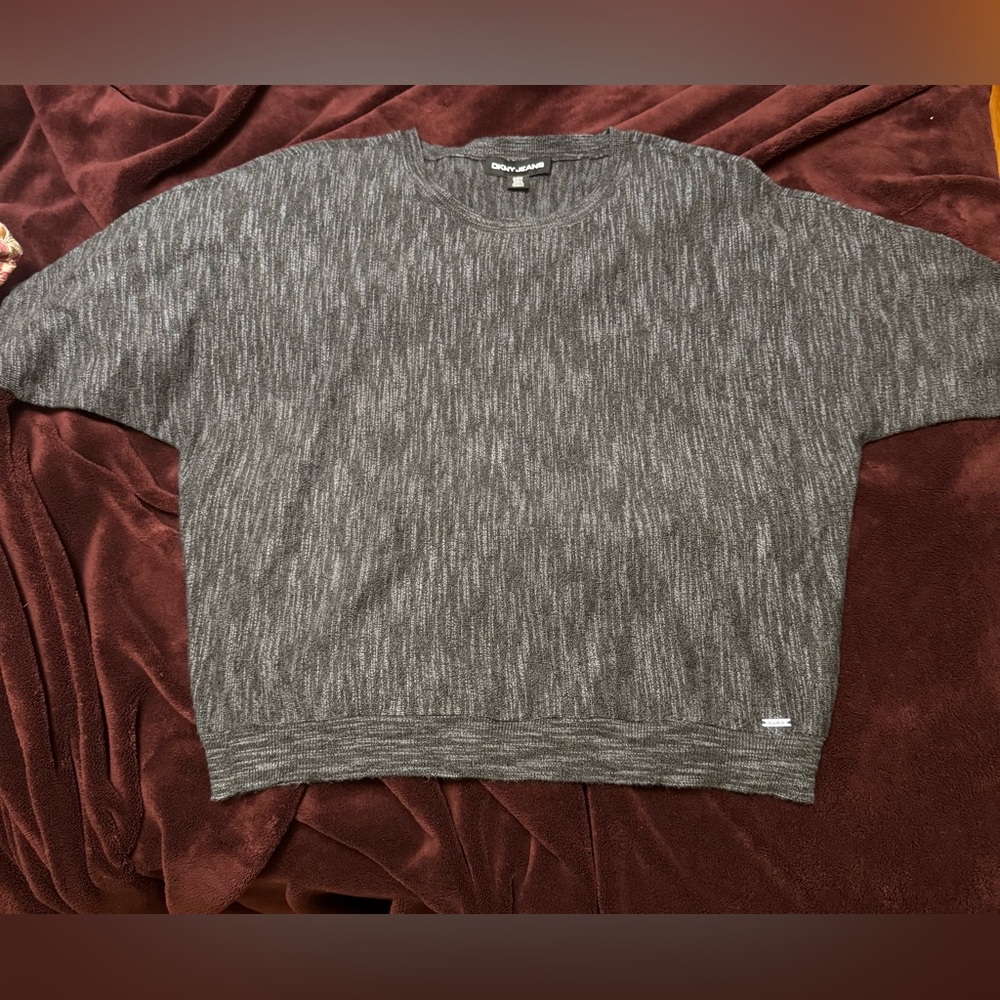 Gray Short Sleeve Top